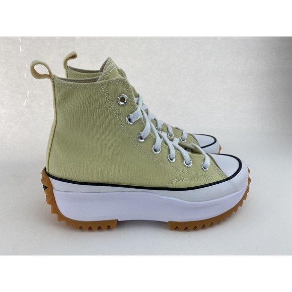 Converse Run Star Hike Lemon Gum Women's Shoes Sneakers Platform Yellow White - Picture 6 of 11